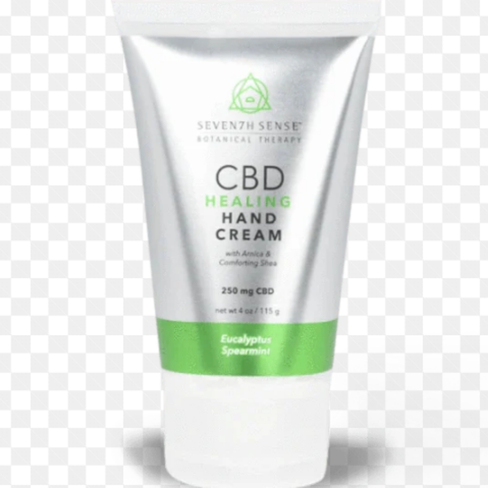 Seven7h Sense CBD Healing Hand Cream in Eucalyptus Spearmint